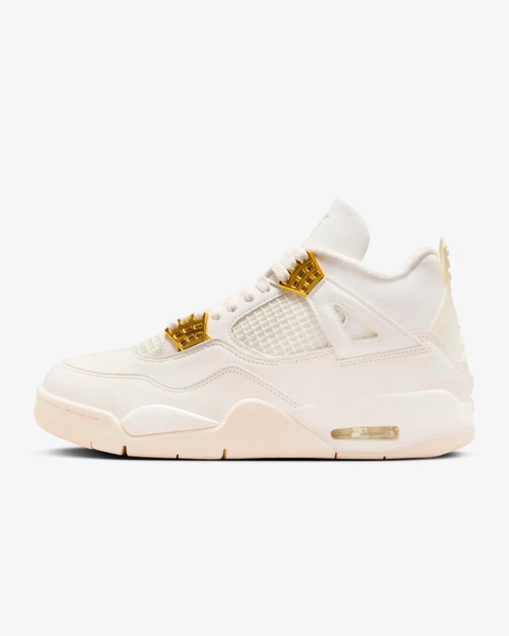 Jordan 4 Retro White And Gold (W)